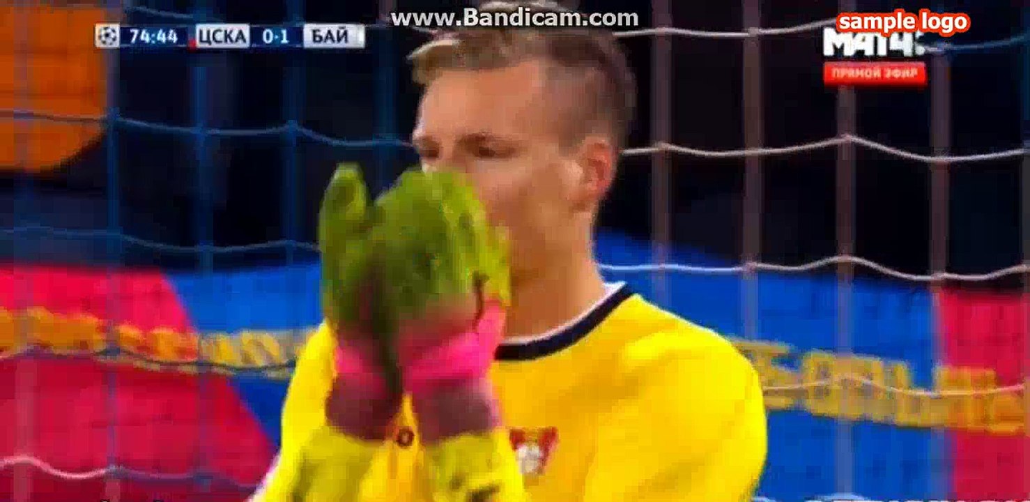 Bibras Natcho Penalty Goal HD - CSKA Moscow 1-1 Bayer Leverkusen 22.11.2016 HD