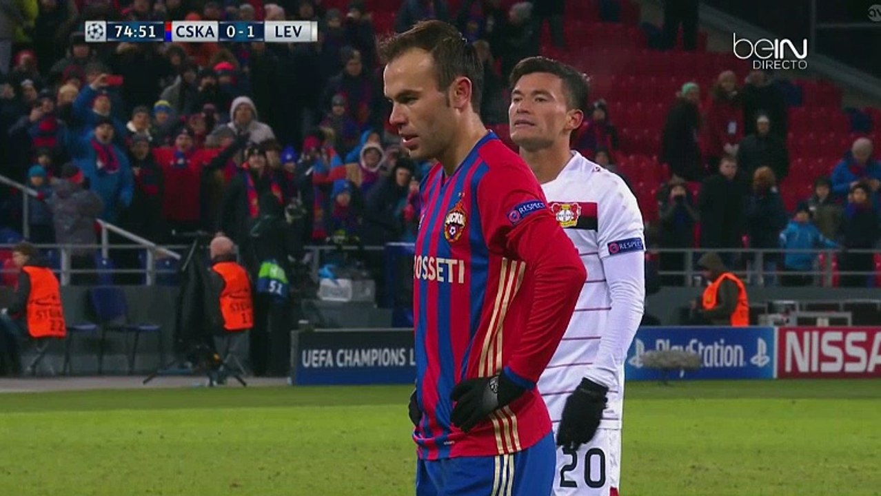 Bibras Natcho Goal HD - CSKA Moscow 1 - 1	 Bayer Leverkusen 22-11-2016 HD