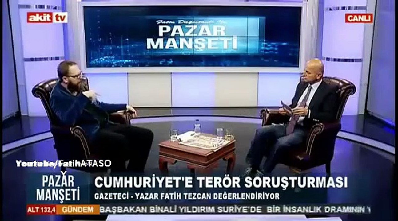 Fatih Tezcan “Cumhuriyet Gazetesinin Kağıdını Yahudi Bir Aile Veriyordu“  - 6 Kasım 2016
