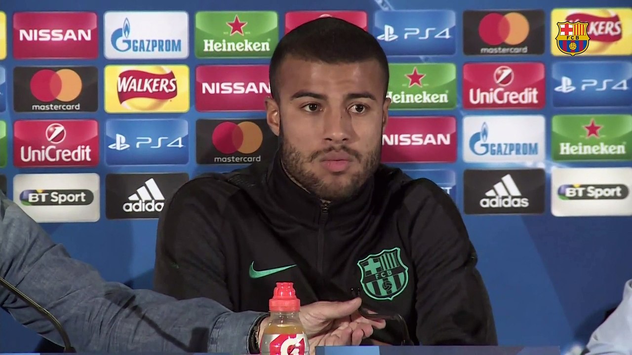 Rafinha: "Es un partido muy importante para nosotros en un campo muy bonito y especial"