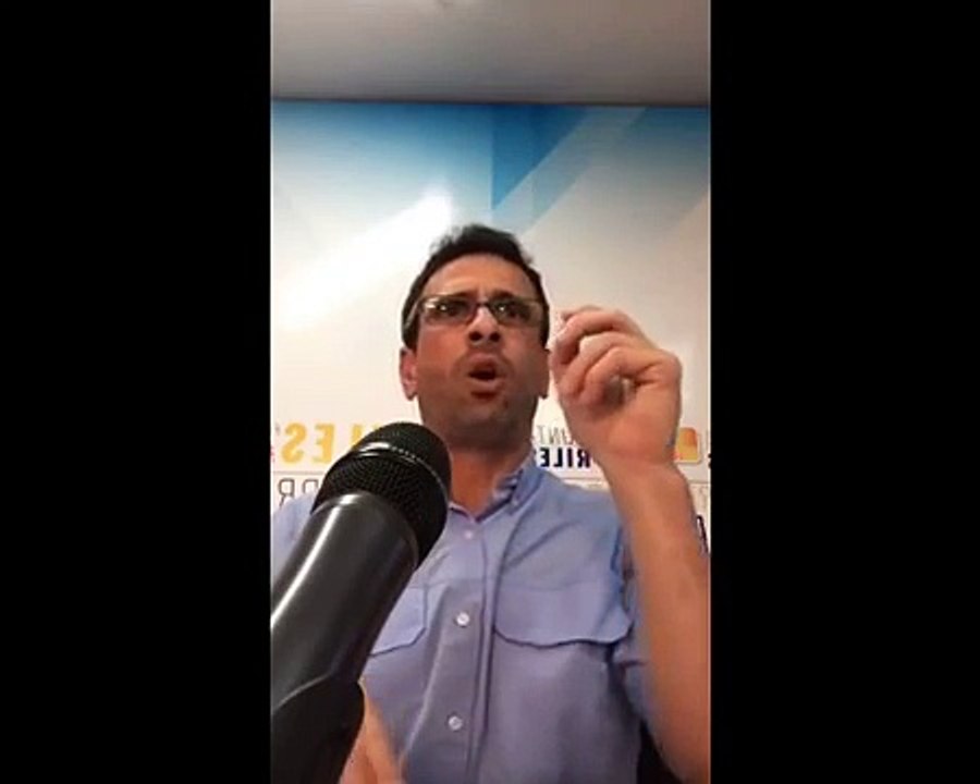 "Maduro se burló de usted" le dijo Capriles al papa Francisco