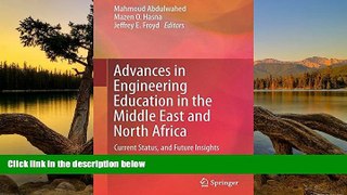 Buy NOW  Advances in Engineering Education in the Middle East and North Africa: Current Status,
