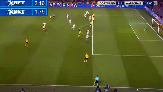 Shinji Kagawa Goal HD - Borussia Dortmund 1-1 Legia Warszawa - 22.11.2016 HD
