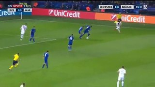 Shinji Okazaki Goal HD - Leicester City 1-0 Club Brugge - 22.11.2016 HD