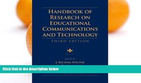 Buy NOW  Handbook of Research on Educational Communications and Technology: Third Edition (AECT