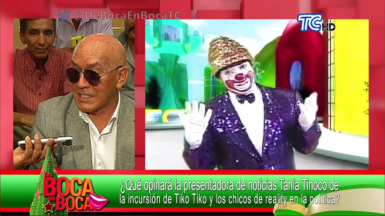 ¿Qué opinara la presentadora de noticias Tania Tinoco de la incursión de Tiko Tiko y los chicos de reality en la política?