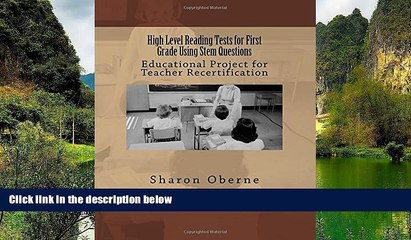 Deals in Books  High Level Reading Tests for First Grade Using Stem Questions: Educational Project