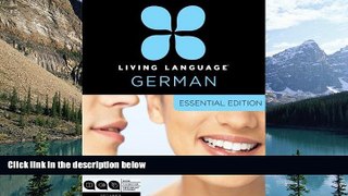 Buy NOW  Living Language German, Essential Edition: Beginner course, including coursebook, 3 audio