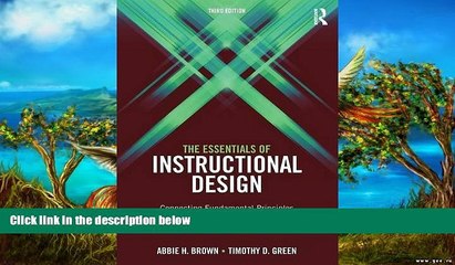 Buy NOW  The Essentials of Instructional Design: Connecting Fundamental Principles with Process