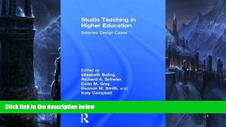 Big Sales  Studio Teaching in Higher Education: Selected Design Cases  Premium Ebooks Best Seller