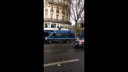 Fransa'da Erdoğan'a Destek Yürüyüşüne Polis Müdahalesi!