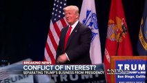 Trump Barraged by Conflict of Interest Questions