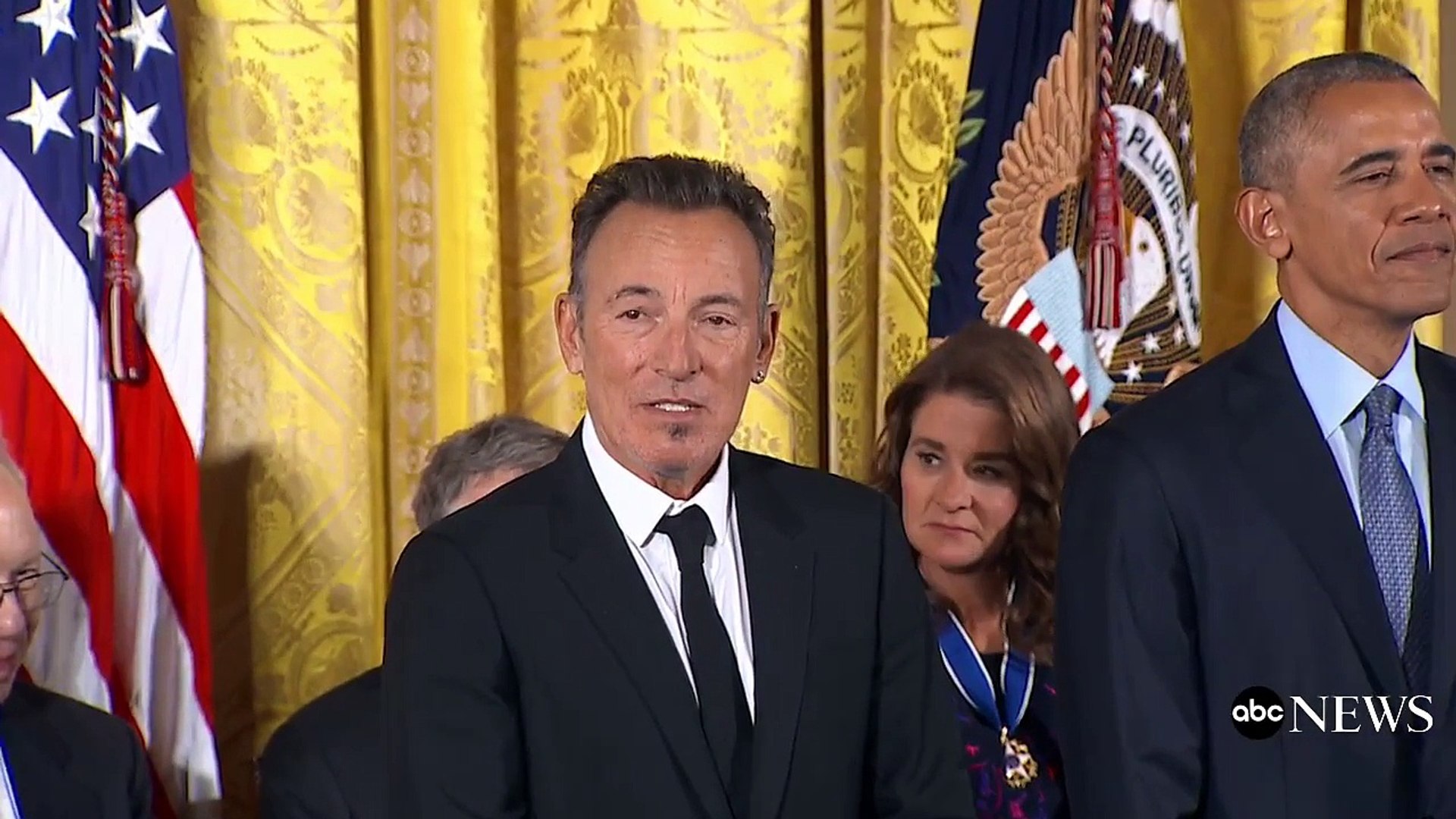 ⁣Bruce Springsteen Receives Medal of Freedom