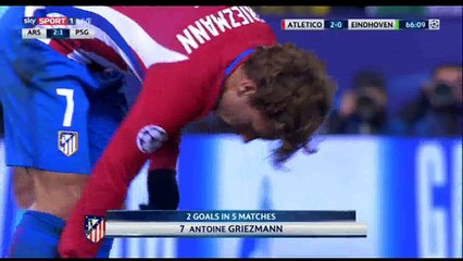 Antoine Griezmann Goal HD - Atl. Madrid 2-0 PSV Eindhoven - 23.11.2016 HD