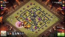 TH9 War Strategy - Queen Walk   Mass Dragon Attack - Clash Of Clans - YouTube