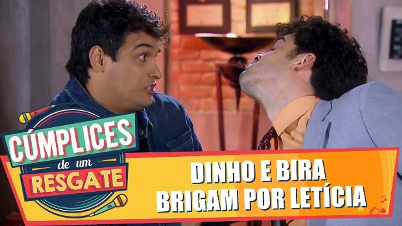 Dinho e Bira brigam por Letícia