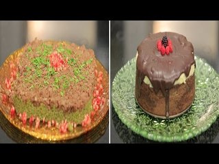 كيكة شوكولاتة و جوز هند - ارز بالسبانخ و اللحم المفروم | زعفران وفانيلا حلقة كاملة