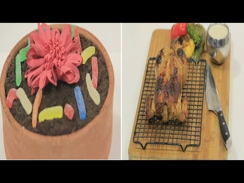 دجاج روستيد بصوص الجبنة - ديرت كيك - دجاج روستيد بصوص الجبنة | نص مشكل حلقة كاملة