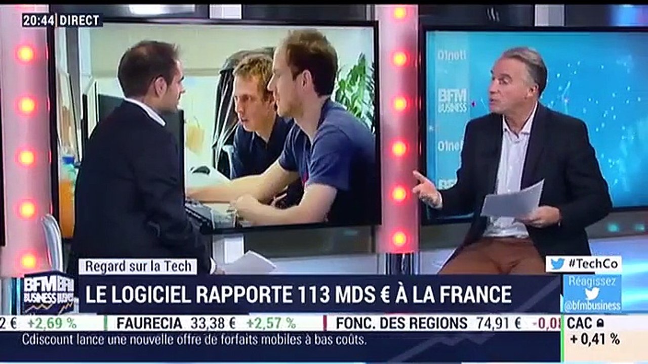 Regard sur la Tech: Le secteur du logiciel rapporte 113 milliards d'euros à la France - 22/11