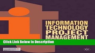 [Download] Information Technology Project Management [Read] Online