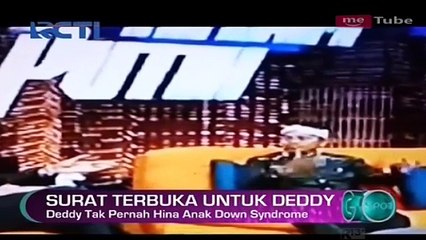 Deddy Corbuzier Lecehkan Penyandang Down Syndrome
