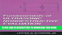 [READ] Ebook Fundamentals of Ultrasonic Nondestructive Evaluation: A Modeling Approach (Library)