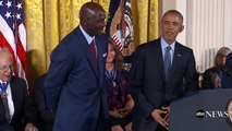 President Obama Awards Michael Jordan The Medal Of Freedom!