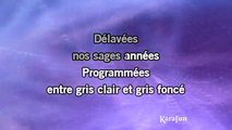 Jean-Jacques Goldman - Entre gris clair et gris foncé [Version LIVE] KARAOKE / INSTRUMENTAL