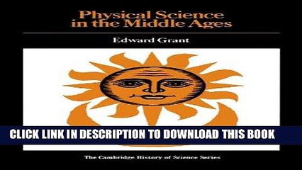 [READ] Ebook Physical Science in the Middle Ages (Cambridge Studies in the History of Science)
