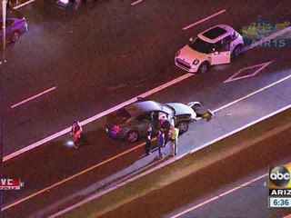 Seven car crash at Loop 101 and Southern