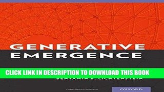 [READ] Ebook Generative Emergence: A New Discipline of Organizational, Entrepreneurial, and Social