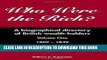 Ebook Who Were the Rich? A Biographical Directory of British Wealth-Holders, Vol. 1: 1809-39 Free