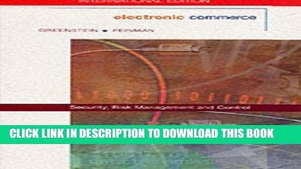 [READ PDF] Kindle Electronic Commerce: Security Risk Management and Control Full Download