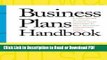 PDF Business Plans Handbook: A Compilation of Actual Business Plans Developed By Small Businesses
