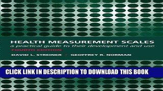 Best Seller Health Measurement Scales: A practical guide to their development and use Free Read