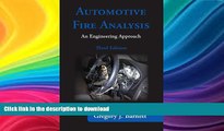 READ  Automotive Fire Analysis, Third Edition  PDF ONLINE