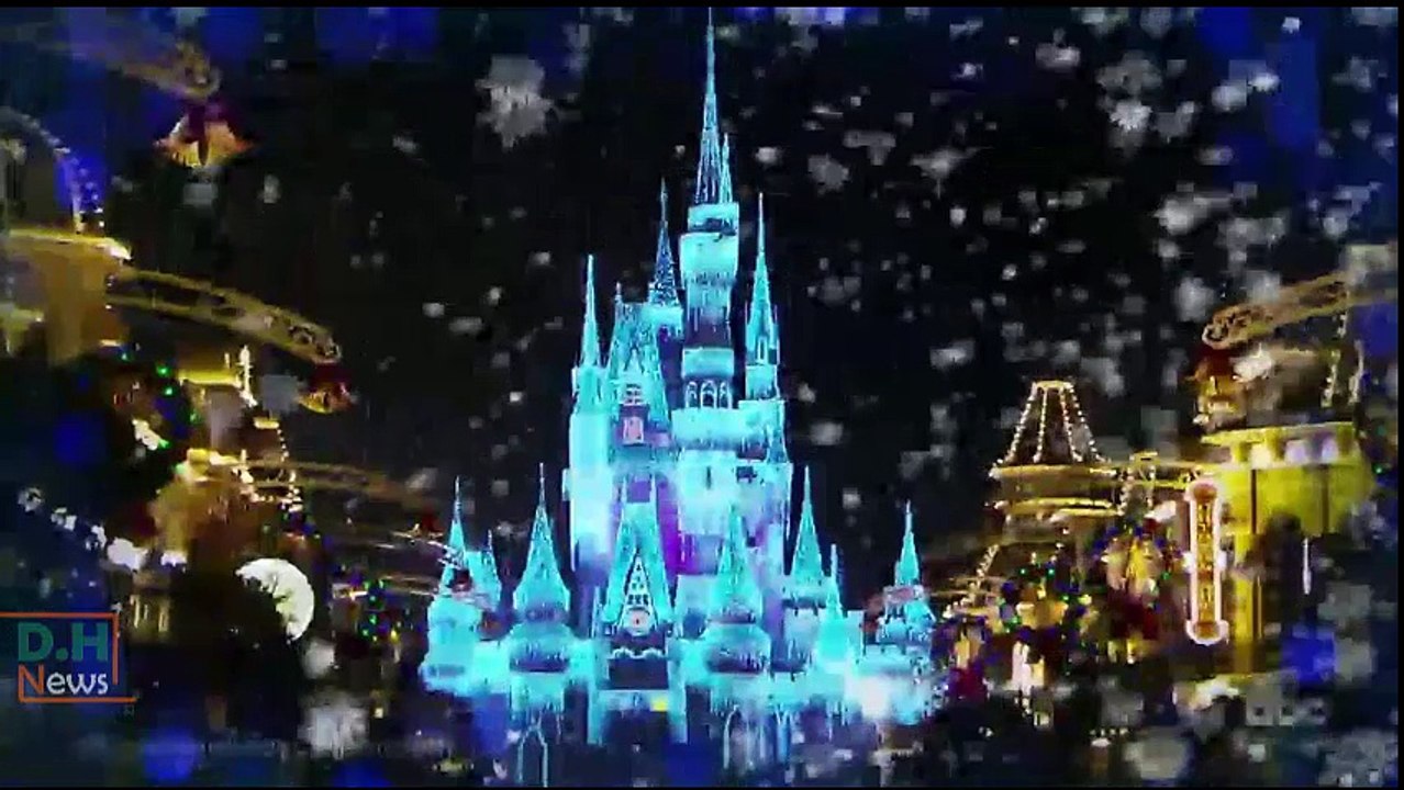 Derek & Julianne Hough on Disney Holiday Celebration Promo