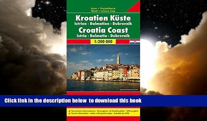 Read books  Croatian Coast: 1:200,000.  Istria - Dalmatia - Dubrovnik (English, Spanish, French,