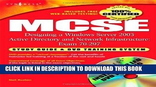[READ] Ebook MCSE Designing a Windows Server 2003 Active Directory   Network Infrastructure: Exam