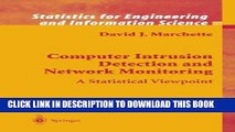 [READ] Ebook Computer Intrusion Detection and Network Monitoring: A Statistical Viewpoint