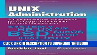 [READ] Ebook UNIX Administration: A Comprehensive Sourcebook for Effective Systems   Network