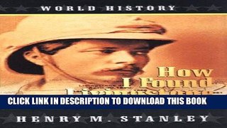 Ebook How I Found Livingstone Free Read