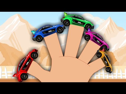 Sports car Finger Family | Racing car | Car Race | Kids songs | nursery rhymes