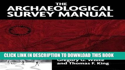 Ebook The Archaeological Survey Manual Free Read