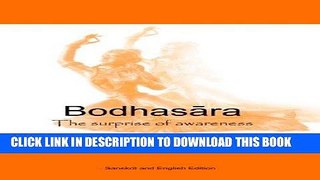 Ebook Bodhasara The surprise of awareness, the Sanskrit and English version: An 18th century