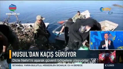 Mosuldan qaçış davam edir