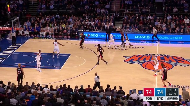 Portland Trail Blazers vs New York Knicks Highlights November 22, 2016 2016-17 NBA Season