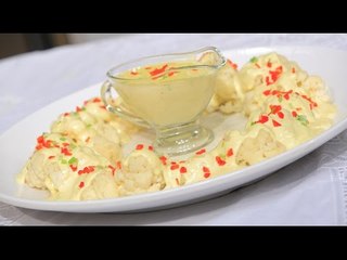 صينية قرنبيط بصوص الجبن  | سالي فؤاد