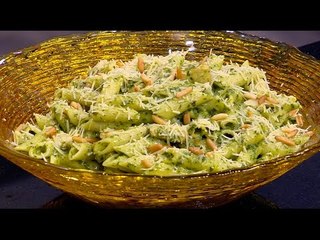 مكرونة بيستو السبانخ مع الدجاج  | غادة التلي