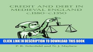 [PDF] Epub Credit and Debt in Medieval England c.1180-c.1350 Full Online